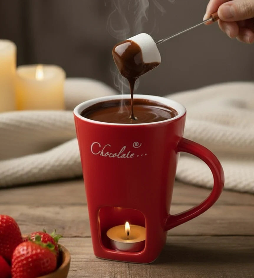Rosebloom™️ Ceramic Fondue Mug