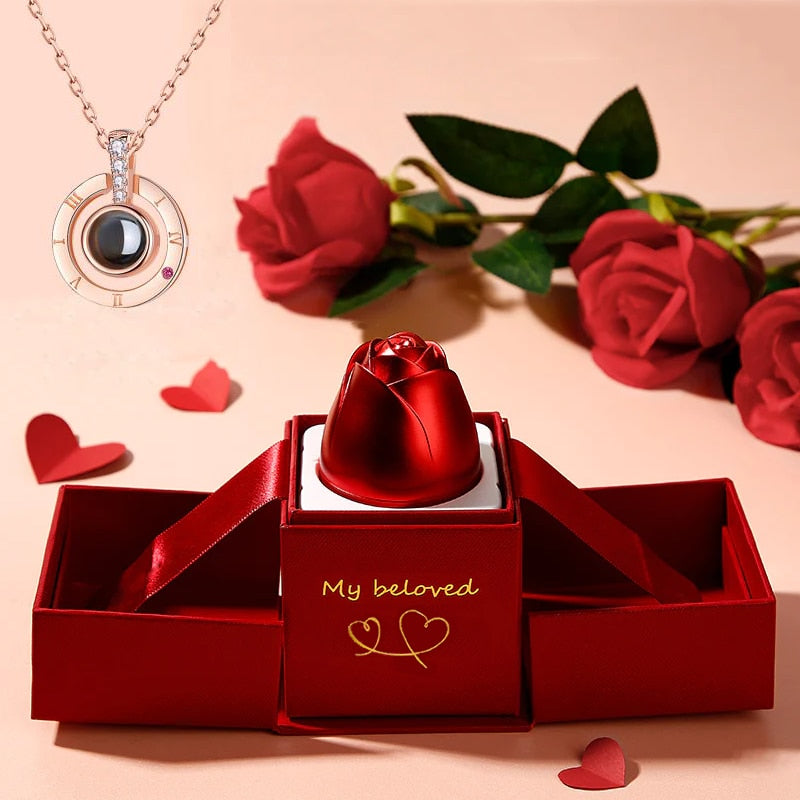 Projection Love Necklace With Gift Box