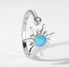 RoseBloom™️ Blue Star rotating anxiety and stress ring