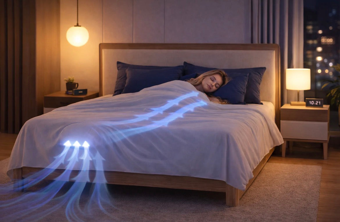 Rosebloom™️ Bedsheet Sleeping Fan