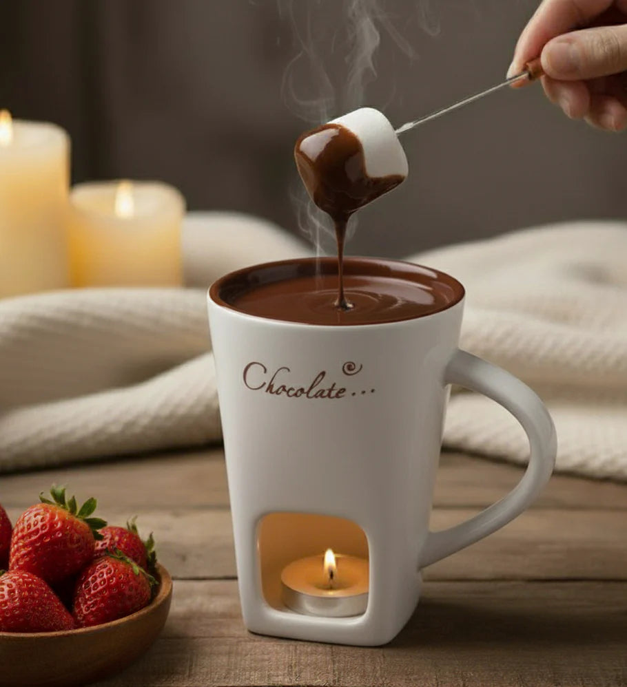 Rosebloom™️ Ceramic Fondue Mug